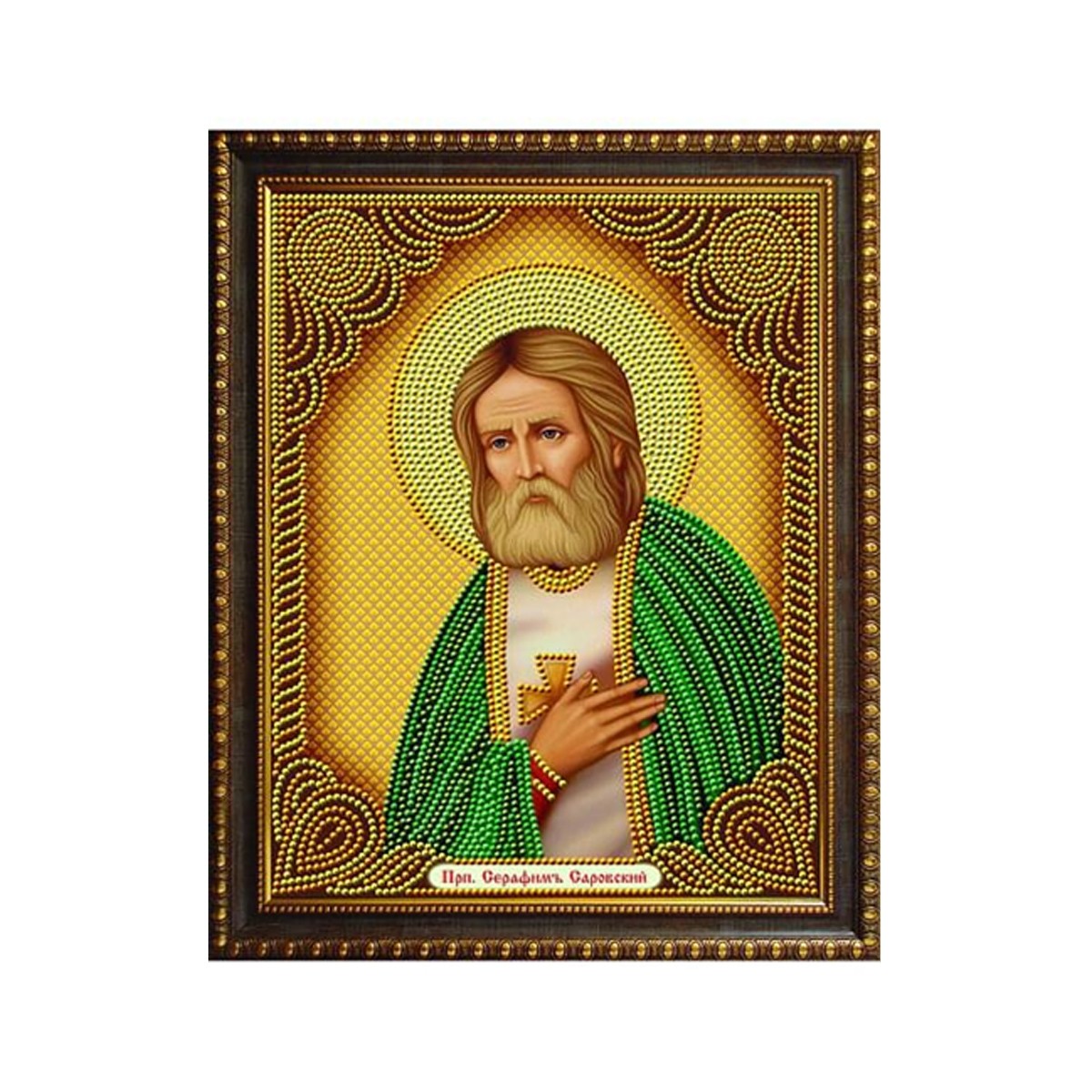 Алмазная мозайка Alingar 27х33см Икона Преподобног