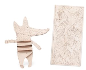 Конструктор Пазл-раскраска Кроковолк Lemmo