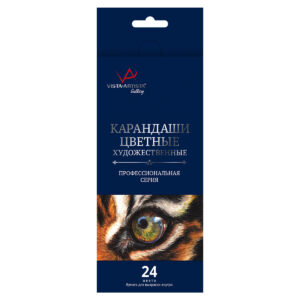 Карандаши цветные VISTA-ARTISTA Gallery 24 цв.