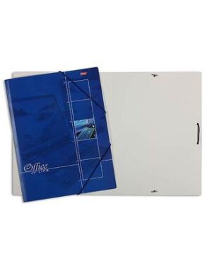 Папка на резинке А4 картонная Hatber Office Line