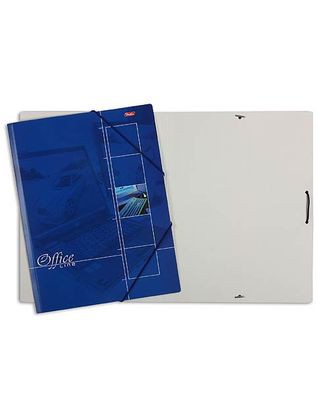 Папка на резинке А4 картонная Hatber Office Line