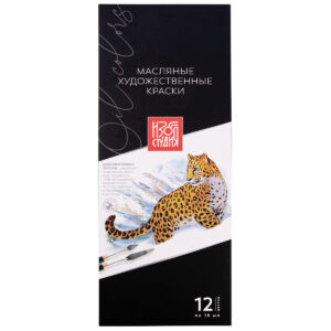 Краски масляные Аква-колор Изостудия 12 цв. по 18мл