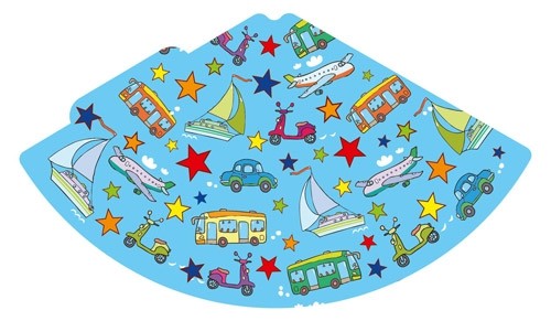 Набор колпаков 16см  6шт. разверн. MILAND