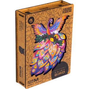 Пазлы деревянные Сказочная птица М