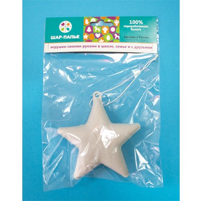 Фигурка для декорирования ЗВЕЗДА "Шар-папье"