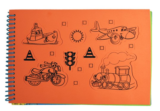 Альбом с наклейками EVA Апплика 18х27см Транспорт