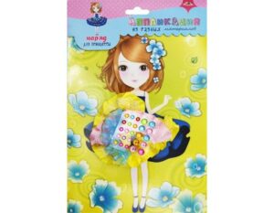 Аппликация 10х16см Наряд для принцессы Принцесса