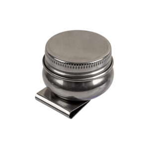 Масленка с крышкой VISTA-ARTISTA 4см нержав.сталь