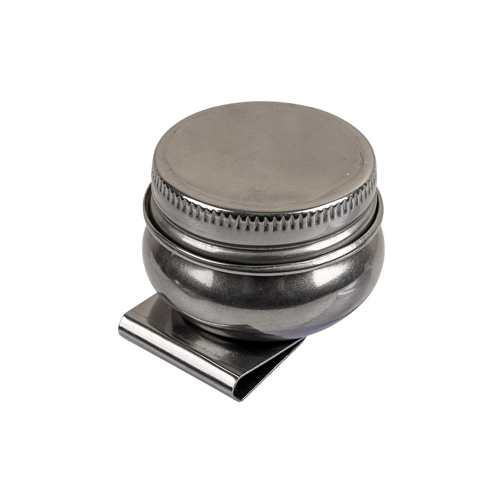 Масленка с крышкой VISTA-ARTISTA 4см нержав.сталь