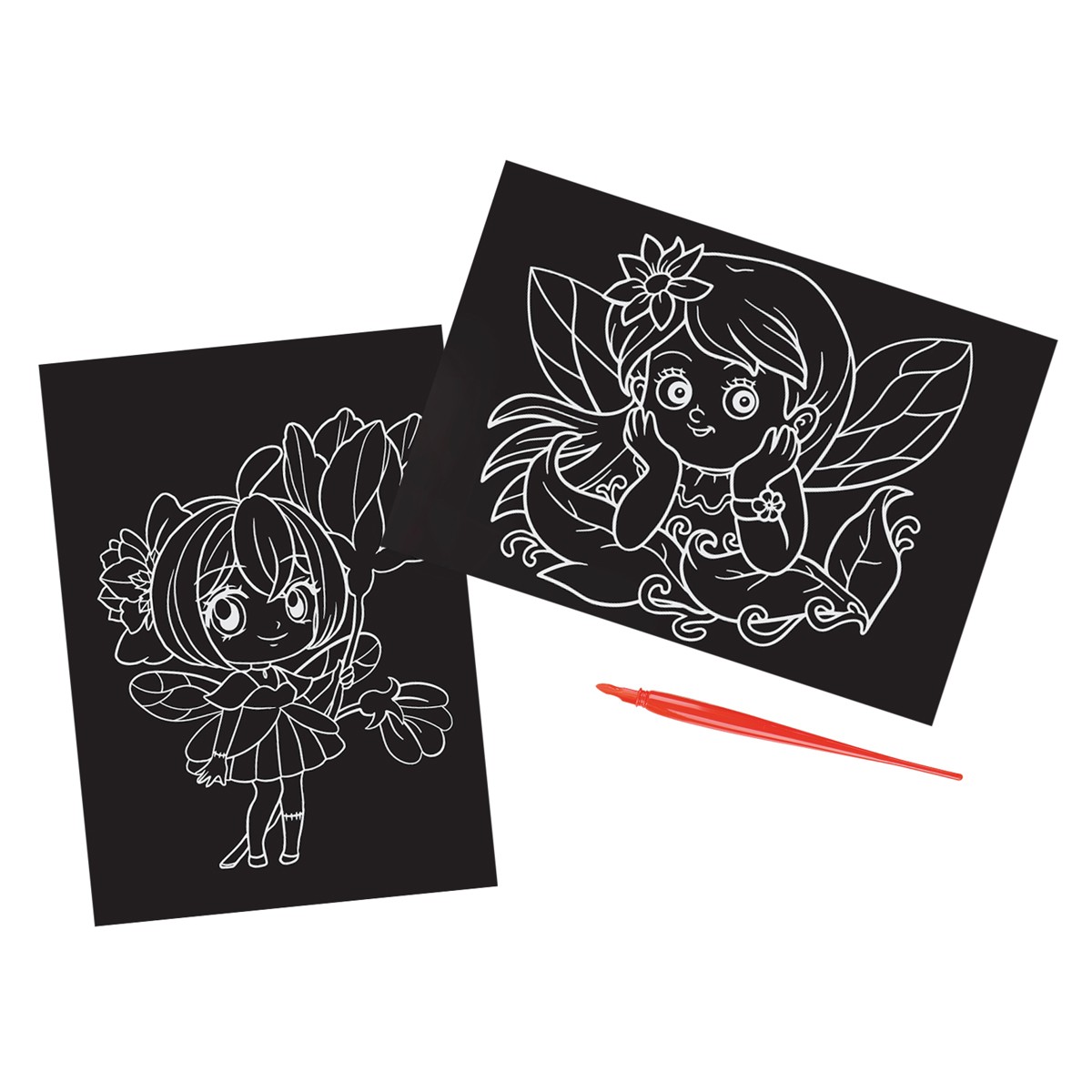 Гравюра А5 Мульти-Пульти Феи, разноцветная