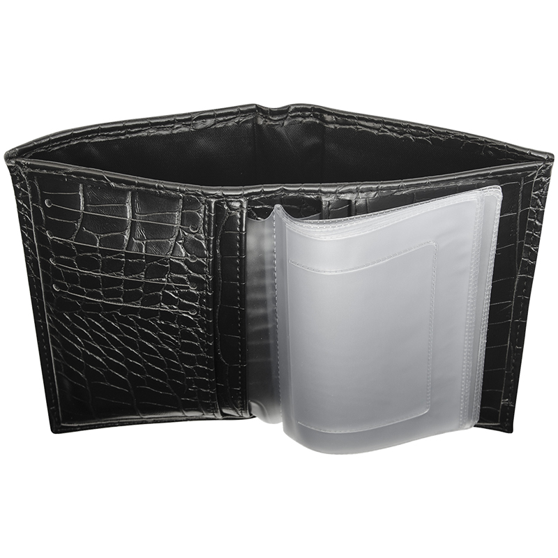 Портмоне водителя OfficeSpace иск. кожа, черный крокодил