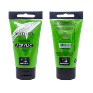 Краска акриловая худож. Малевичъ Matisso желто-зел