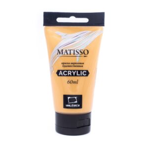 Краска акриловая худож. Малевичъ Matisso золото 60мл