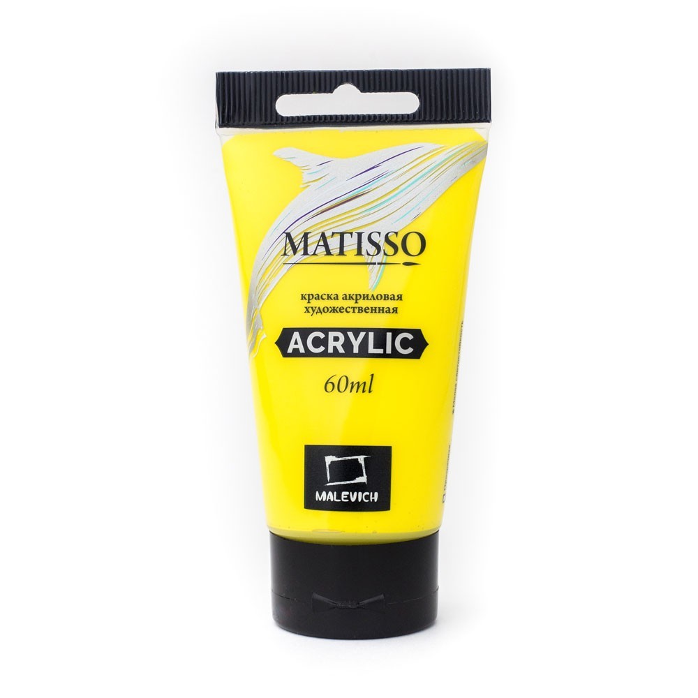Краска акриловая худож. Малевичъ Matisso лимонная