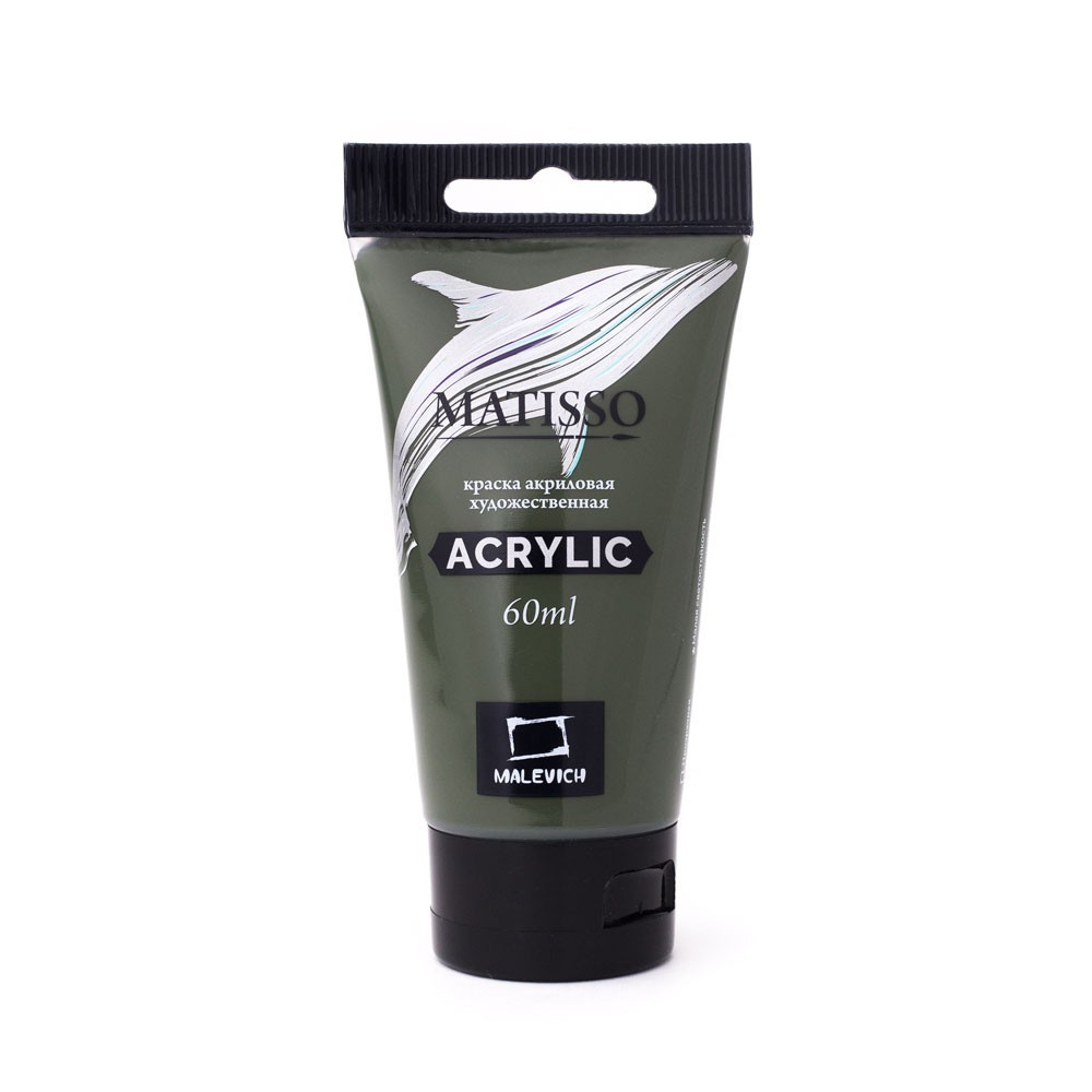 Краска акриловая худож. Малевичъ Matisso оливковый