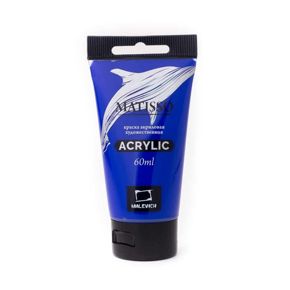 Краска акриловая худож. Малевичъ Matisso ультрамарин 60мл