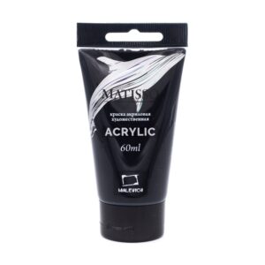 Краска акриловая худож. Малевичъ Matisso черный 60мл