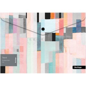 Папка-конверт на кнопке Berlingo А4  Trend 180мкм