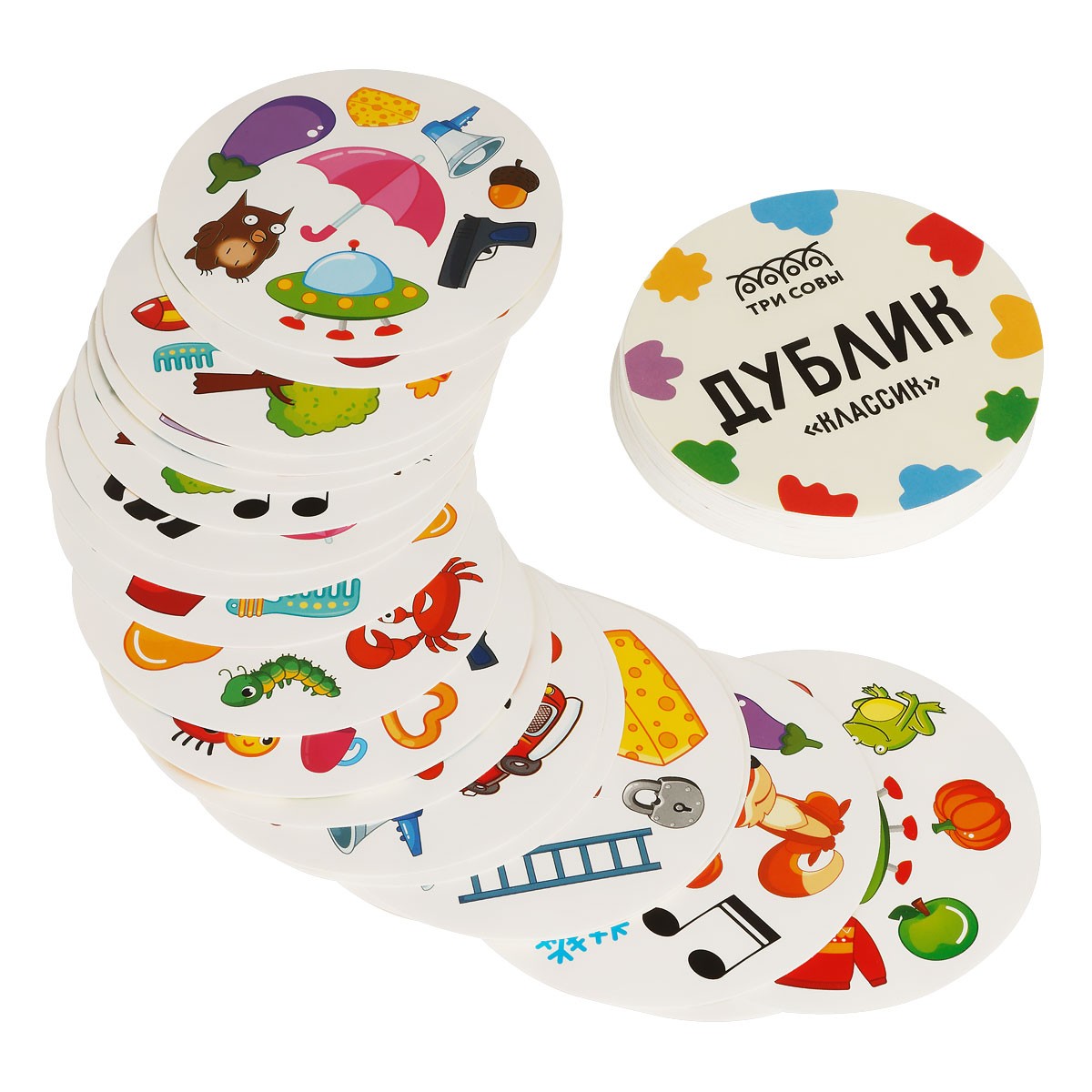 Игра настольная ТРИ СОВЫ Дублик. Классик, 60 карто