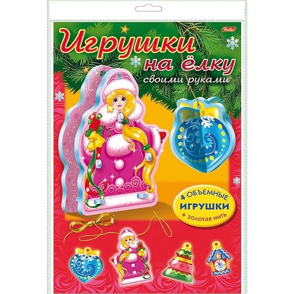 Игра-конструктор А4 Игрушки на ёлку