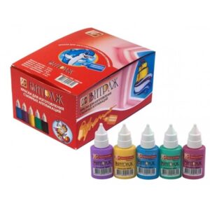 Краска витражная Луч Витраж 20мл ассорти в дисплее