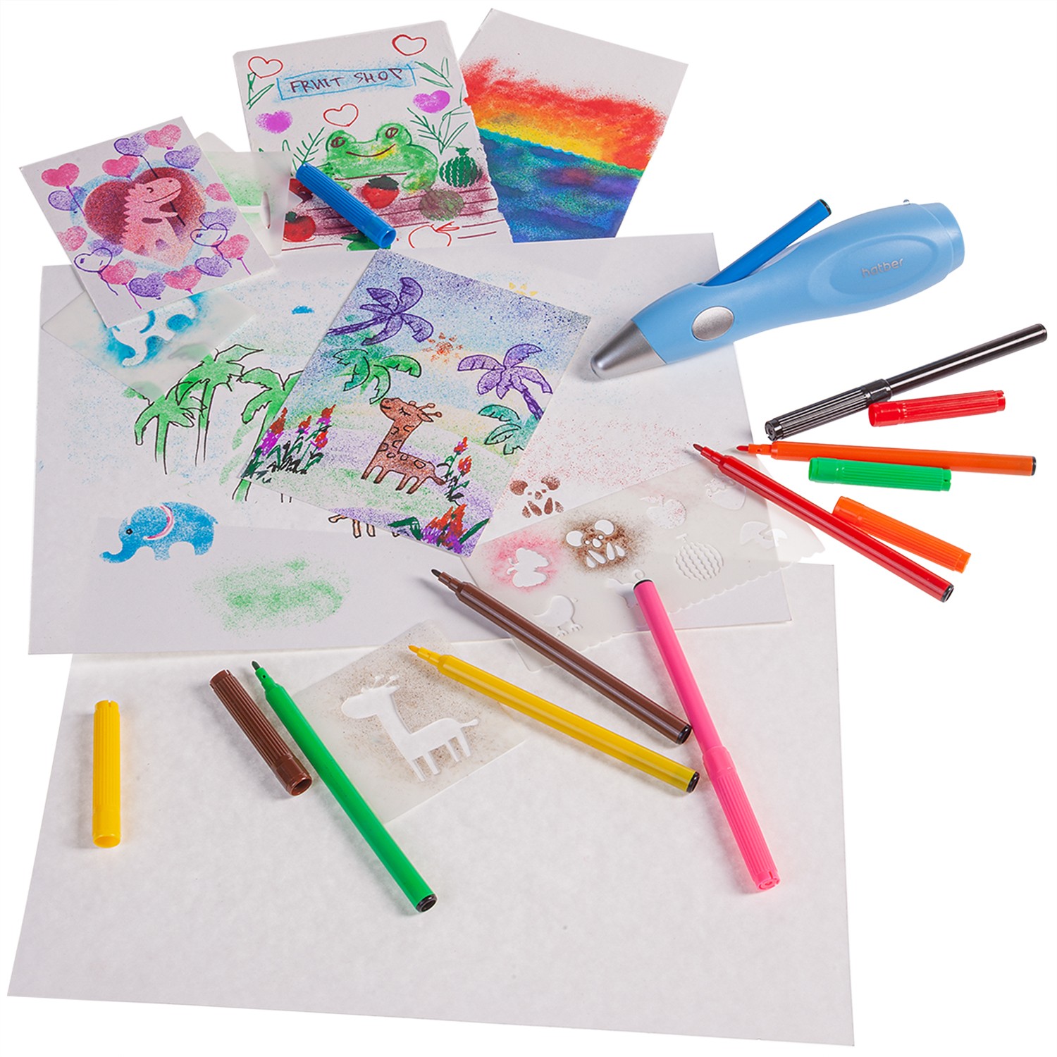 Фломограф Hatber EA-9084 электрический с трафарета