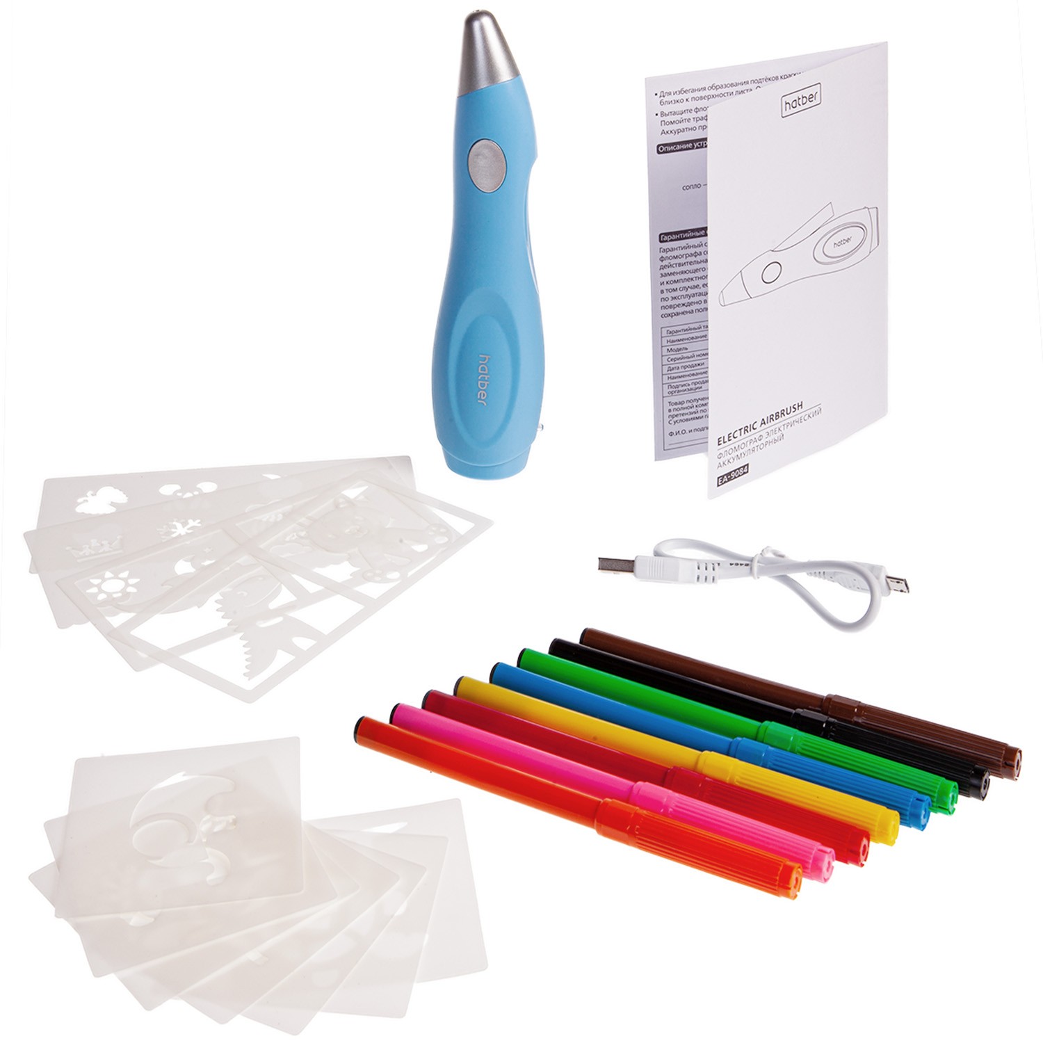 Фломограф Hatber EA-9084 электрический с трафарета