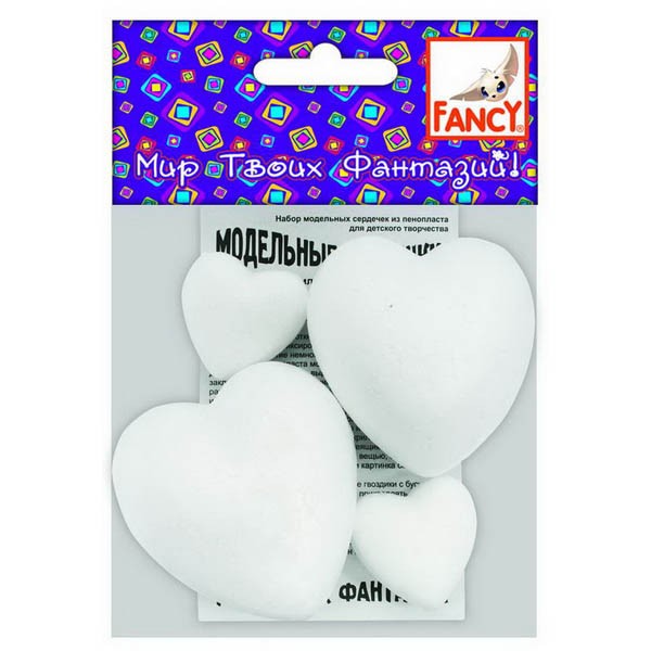 Набор СЕРДЕЦ из пенопласта