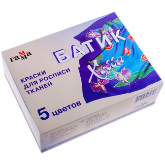 Краски по ткани 5цв. Батик-Хобби ГАММА