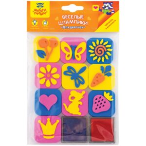 Набор штампиков Мульти-Пульти ДЛЯ ДЕВОЧЕК