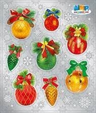 Наклейка декор. новогодняя