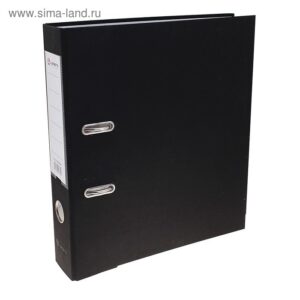 Папка-накопитель А4 80мм LAMARK (PVC) черная, разбор