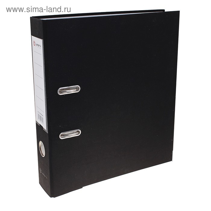 Папка-накопитель А4 80мм LAMARK (PVC) черная, разбор