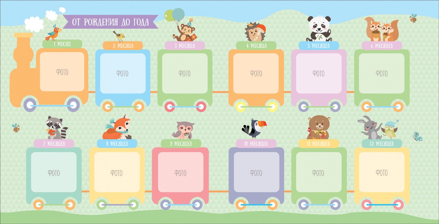 Фотоальбом Наш малыш от рождения до года