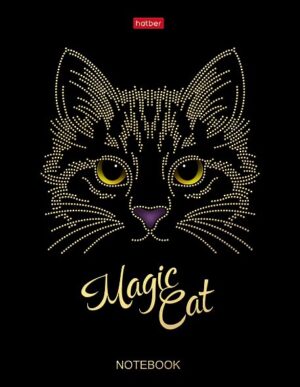 Бизнес-блокнот А5 80л. Hatber Котомагия, клетка