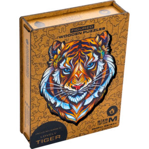 Пазлы деревянные Милый тигр KS