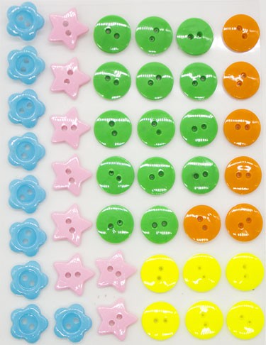 Аппликация из пуговиц Апплика Дракончик