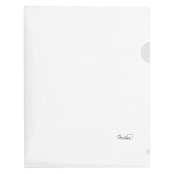 Папка-уголок А5 пласт. Hatber прозрач.