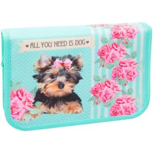 Пенал 1отд. Berlingo 200х140мм  Puppy две откид.