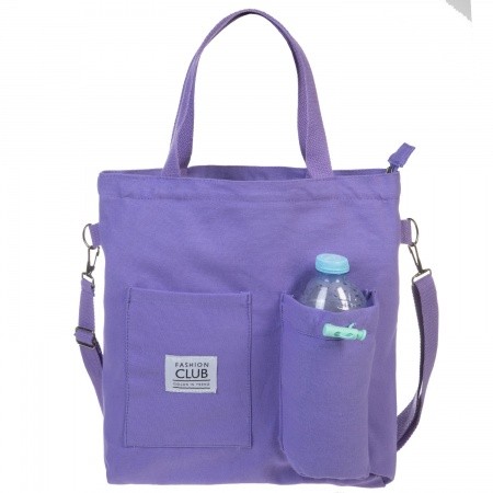 Сумка-шопер Hatber Lavender 35х33см на молнии