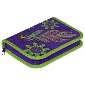 Пенал 1отд. Hatber 190х130мм  ПЕРО ЖАР-ПТИЦЫ