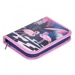 Пенал 1отд. Hatber 190х130мм откид.пл. Фламинго