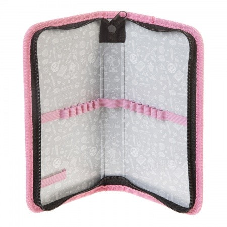 Пенал 1отд. Hatber 210х115мм Белый котик