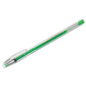 Ручка гелевая CROWN зеленая