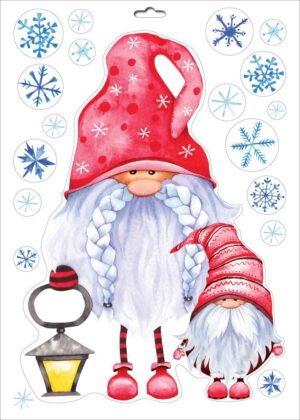 Наклейка оформительская Помощники Деда Мороза