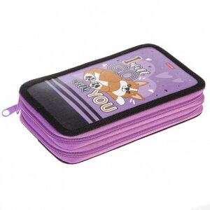 Пенал 2отд. Hatber 190х110мм  Милашка Корги
