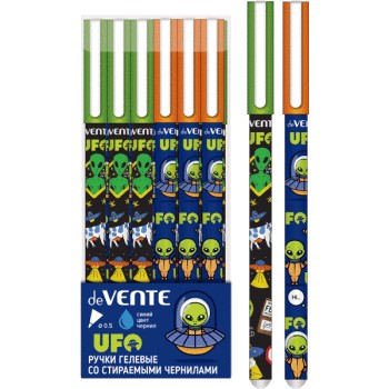 Ручка гелевая deVENTE Alien синяя 0.5мм стираемая