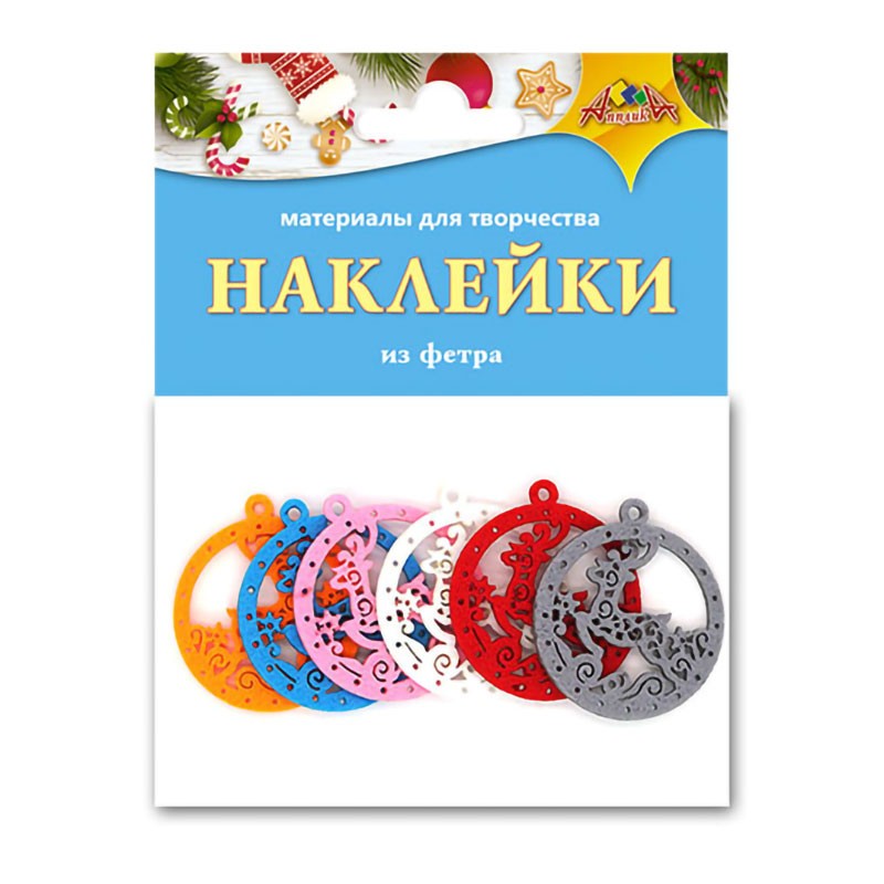 Наклейки из фетра АппликА Олень