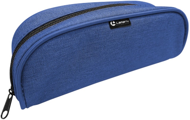 Пенал мягкий на молнии Lamark Лен голубой