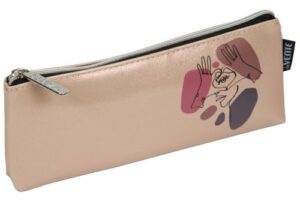 Пенал на молнии deVENTE 210х80мм Heart Sign перлам